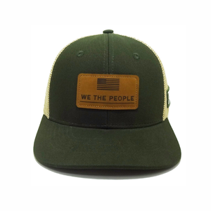 Casquette Trucker en Coton avec Patch en Cuir Brodé Personnalisé, Dos en Maille Respirante, Style Dad Hat, Réglable, Vente en Gros, Décontractée, Gorras - Product Image 2