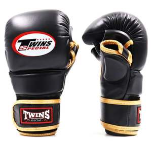 Guantes de Sparring de Piel de Primera Calidad para MMA, Hechos a Medida con Cierre Ajustable de Velcro para Adultos - Product Image 1