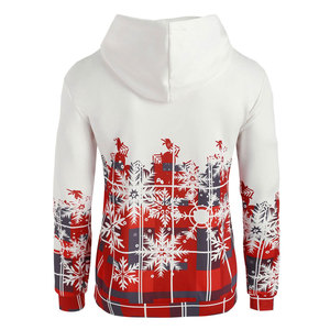 Comfortable Men Hoodie Warm Inner Casual Wear Urban Style Pullover Hoodie Lightweight Fabric - Product Image 3