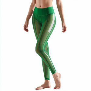 Leggings en maille transparente légère pour femmes, style streetwear, taille élastique, pantalon transparent pour dames, 100% polyester, pantalon en maille transparente - Product Image 4