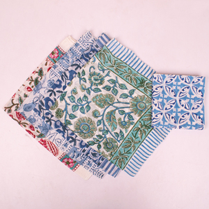 Pañuelo Cuadrado Tipo Bandana con Estampado a Bloque con Tintes Naturales Orgánicos, Colorido, para Senderismo al Aire Libre, Accesorios de Verano, Multifuncional - Product Image 4