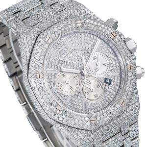 นาฬิกาเพชรโมอิสซาไนต์คุณภาพพรีเมียม สไตล์ฮิปฮอป - Product Image 1