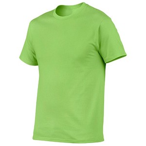 เสื้อยืดคอกลมแบบพิเศษ 150 กรัม ปักโลโก้ตามแบบ OEM สีพื้น แขนสั้น ผ้าฝ้าย 100% ระบายอากาศได้ดี - Product Image 2