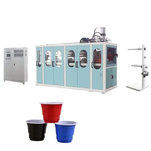 Precio bajo Área de formación grande Máquina automática de termoformado de vasos de plástico