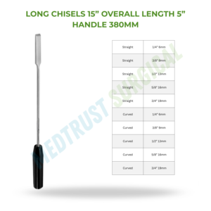 Ciseaux longs de 15 pouces (380 mm) pour la chirurgie neuro-spineuse, instrument chirurgical pour la coupe osseuse et la chirurgie vertébrale - Product Image 2