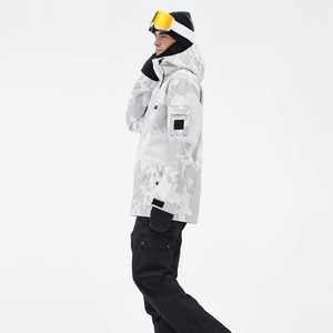 2025 Men's Water-Resistant Ski Jacket Detachable Hood Fleece Lining Stand Collar Windproof Mountain Wind Breaker All Sizes Fur - Product Image 6