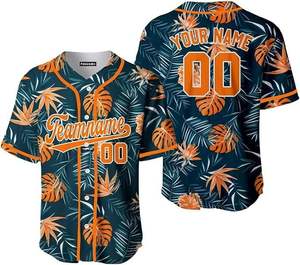 Camiseta de Béisbol y Sóftbol Personalizada al por Mayor para Adultos, Manga Corta, Tejido de Malla Transpirable, con Nombre del Equipo y Logotipo - Product Image 1