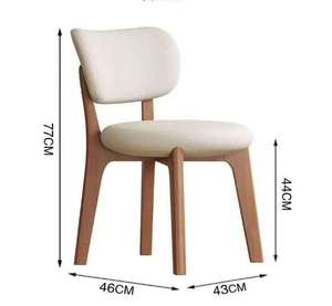 Dendro Vintage Solid Wood Dining <b>Chair</b> Handcrafted Eco-Friendly <b>Retro</b> Design with Velvet Upholstery for Restaurants Cafes Hotels - Product Image 5