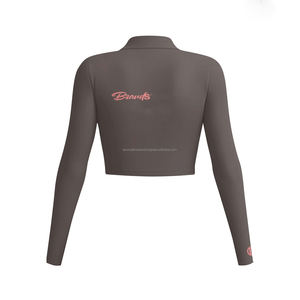 Conjunto Deportivo de 2 Piezas para Mujer: Chaqueta de Yoga Elástica, Leggings de Cintura Alta, Sujetador Deportivo de Alta Intensidad, Ropa de Ejercicio de Secado Rápido - Product Image 4