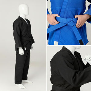 Kimono de Judo Negro, Ropa de Artes Marciales, 750 Gramos, Uniforme de Judo, Telas para Kimono de Judo para Hombre - Product Image 3