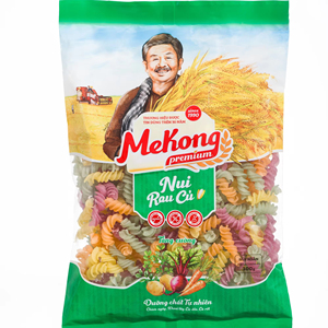 Pâtes de riz fusilli végétales premium 300g sans gluten, sans sucre, faibles en sodium, fabricant OEM ODM Vietnam - Product Image 1