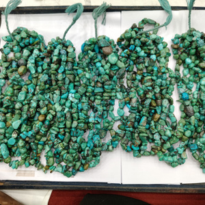 Cuentas de pepitas lisas de piedras preciosas turquesas de calidad Natural 100% para collar de pulsera DIY, venta al por mayor, joyería hecha a mano - Product Image 3