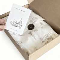 Logo personnalisé produits imprimés marque emballage papier de soie conception cadeau papier d'emballage cadeau pour les vêtements respectueux de l'environnement