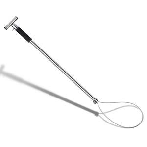 Pértiga de 33 pulgadas de acero inoxidable para captura de animales, con cable de alambre grueso, mango extensible, eficiente y fácil de usar. - Product Image 1