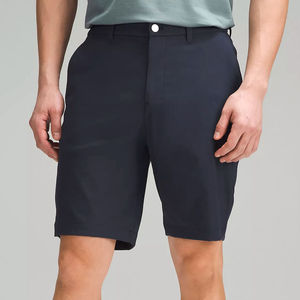 Shorts chino pour homme, coupe ajustée, coton léger, pour usage quotidien, avec poches, couleur unie, légers, respirants, logo personnalisé - Product Image 1