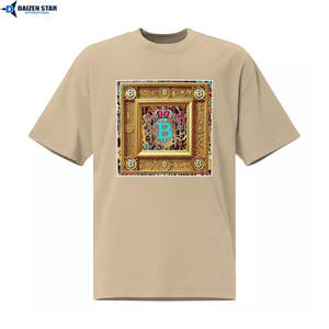 Camisetas de Jersey para Hombre, Ecológicas, de Secado Rápido, Transpirables, de Poliéster/Algodón, Manga Corta, Corte Holgado, Cuello Redondo, Estampado Serigrafiado - Product Image 5