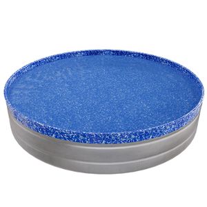 Rivestimento per Piscina Rotonda da 10 Piedi Facile da Installare, in Vinile Resistente Anti-Perdita con Altezza Parete di 27,5 Pollici, per Piscine Quick Set - Product Image 1