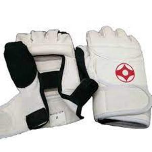 Guantes de Karate Kyokushinkai blancos Guantes de Karate Kyokushin Mitones de karate con banda larga - Product Image 5