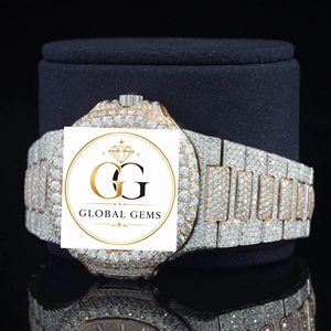 Reloj de Diamantes Totalmente Blanco para Negocios, Eventos Formales y Oficina, Disponible a Precio Accesible, Venta al Por Mayor - Product Image 4