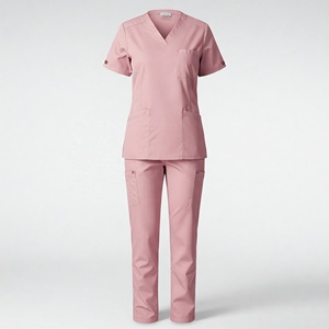 Gommage en tissu tissé doux avec logo personnalisé du service OEM Uniformes hospitaliers unisexes Gommages d'allaitement lourds pour hommes femmes Blouse chirurgicale - Product Image 4