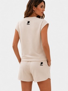 Conjunto de Verano Cómodo para Mujer Hecho de Tela Suave y Transpirable, Perfecto para Uso Diario Informal, Viajes, Vacaciones y Actividades al Aire Libre - Product Image 2
