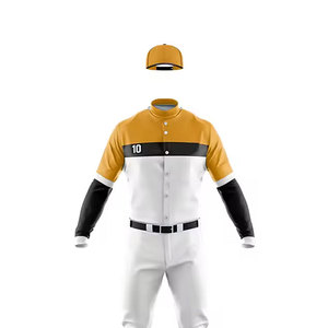 Uniformes de Béisbol Personalizados de la Mejor Calidad con Diseño de Logotipo, Servicio OEM Directo de Fábrica, Uniformes de Béisbol Personalizados en Venta - Product Image 5