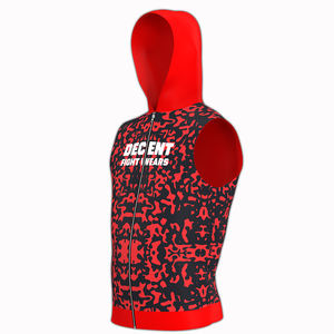 Sudadera sin mangas de boxeo profesional con tecnología de absorción de humedad para luchadores de élite, entrenamiento en el gimnasio y calentamiento. - Product Image 2
