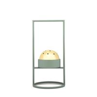Brûleur d'encens moderne en métal avec dôme en laiton, porte-encens minimaliste nordique pour la maison, le bureau, la méditation, la décoration, le majlis