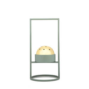 Quemador de incienso moderno de metal con cúpula de latón, minimalista, estilo nórdico, para decoración de hogar, oficina, meditación, majlis. - Product Image 5