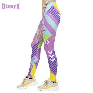 Macheda — Legging feuilles tropicales pour femme, pantalon de Fitness Sexy, taille haute, extensible, bleu, imprimé feuilles tropicales, nouvelle mode - Product Image 2