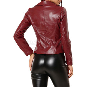 <b>Cheap</b> Price Women Leather <b>Jackets</b> New Arrival Women Leather <b>Jackets</b> <b>Winter</b> Customized Color Leather <b>Jacket</b> - Product Image 2