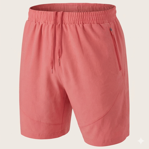 Pantalones Cortos de Lona para Hombre, Casuales, de Alta Calidad, Ligeros, de Color Sólido, con Logotipo Frontal, Transpirables, de Corte Regular, de Primera Calidad - Product Image 4