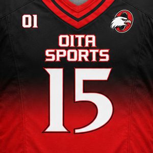 Maillot de football américain noir et rouge personnalisé pour équipe, séchage rapide, respirant, vêtements de sport athlétiques - Product Image 5