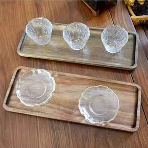 Elegante Bandeja de Desayuno Moderna de Madera de Acacia con Acabado Natural Resistente al Calor para Bodas y Uso en Hogares y Hoteles de Lujo - Product Image 2
