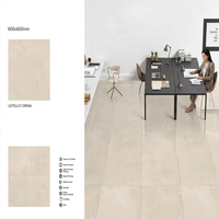 Carreau de granit Lofty Bianco 2x2 Carreaux de sol en marbre égyptien Porcelaine polie Design de sol de bureau 60x60 GVT PGVT Carreaux émaillés