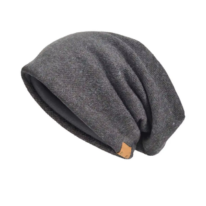 Customizable Short Skull Cap Wool Blend Hand Knitted Breathable <b>Waterproof</b> <b>Beanie</b> Cuffless for Fall Winter Made Pakistan Beach - Product Image 5