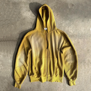 Sudadera con Capucha Esculpida de Cuello Alto, Diseño Minimalista, Tejido de Forro Polar Suave, Estética Urbana Elevada, Futurista, 100% Algodón - Product Image 1