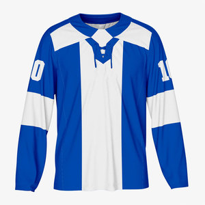 Venta Directa de Fábrica, Camisetas de Hockey sobre Hielo Sublimadas, Ropa Deportiva Transpirable, Camisetas de Hockey sobre Hielo de Secado Rápido para Adultos - Product Image 3