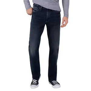 Men's Winter Washed Streetwear Denim Jeans Casual Regular Fit <b>Stretch</b> Mid Waist Breathable <b>Cargo</b> Pants Customizable Lightweight - Product Image 3