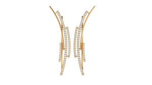 Metarock jewelrys-pendientes de oro amarillo de 14k con diamantes de imitación, joyería - Product Image 4