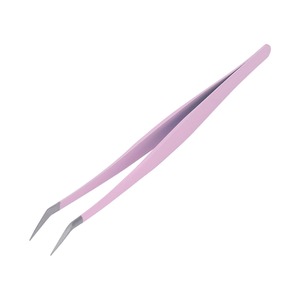 Pinzas para Pestañas TWEEZEX INTERNATIONAL Profesionales, Finas, Duraderas, Antiestáticas, de Acero Inoxidable, Punta Lisa, 10 mm, para Extensión de Pestañas - Product Image 5