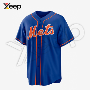 เสื้อเบสบอลผู้ชาย XEEP Customize รุ่น XC-BBU-24 แขนสั้น ระบายอากาศได้ดี ผลิตจากโพลีเอสเตอร์ ทรงพอดีตัว เหมาะสำหรับการฝึกซ้อม - Product Image 1