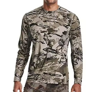 เสื้อยืดลายพรางระบายอากาศสำหรับล่าสัตว์ฤดูร้อน เสื้อยืดลายพรางแขนยาวผู้ชาย แห้งเร็ว เสื้อยืดแทคติคอลผู้ชาย - Product Image 2