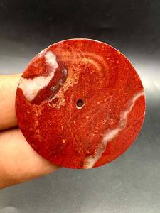 Esfera de Reloj de Jaspe Rojo de 39 mm y 1 mm, Esfera de Reloj con Piedras Preciosas, Esfera de Reloj Mecánica Personalizada con Patrones Minerales Más Oscuros - Product Image 4
