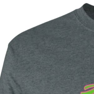 Sudadera Gris Carbón con Gráficos, Manga Larga, Cuello Redondo, Estilo Casual, Ropa Deportiva para Mujer, Puños Acanalados, Diseño Estampado - Product Image 5