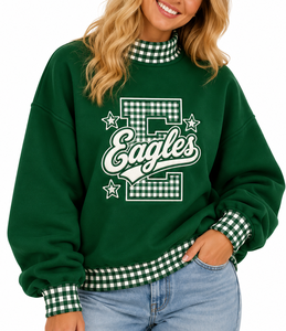 Sudadera Personalizada para Mujer con Cuello Alto, Oversize, de Algodón Premium, Estilo Casual para Invierno - Product Image 6