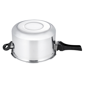 Cuisinière à pression moderne de grande capacité, construction en acier inoxydable, compatible gaz et induction, passe au lave-vaisselle, pour une cuisson rapide et saine - Product Image 2