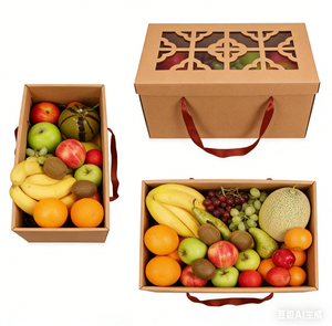 Caja de Embalaje de Alimentos de Cartón Corrugado Personalizada para Envasado de Frutas - Product Image 2