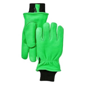 Heavy-Duty Safety Construction <b>Gloves</b> Goat Grain Leather Driving <b>Gloves</b> Reinforced Patch Palm for Cold Weather - Product Image 3