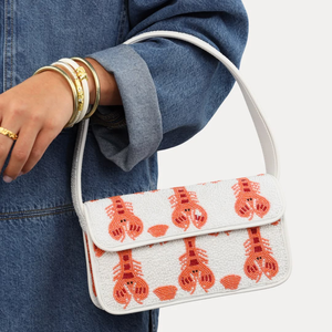 Bolso de Mano Ecológico de Lujo con Cuentas de Semillas, Tela de Algodón, Bordado a Mano, Forma Rectangular, Personalizado, Zona de Arte Creativo - Product Image 2